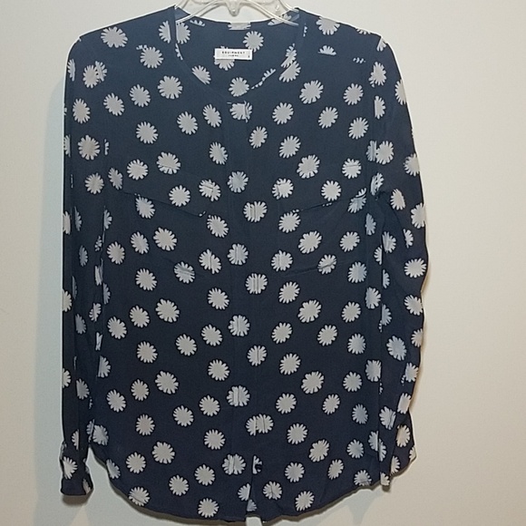 Equipment Tops - [Equipment] Silk Pocket Button Down Blouse